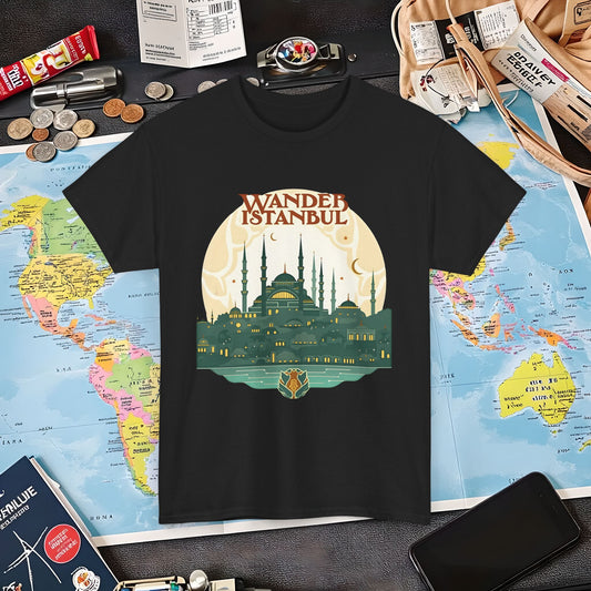 Istanbul Wandering Air Travel T-Shirts | Jetsetter, Airport, and International Flight Tees