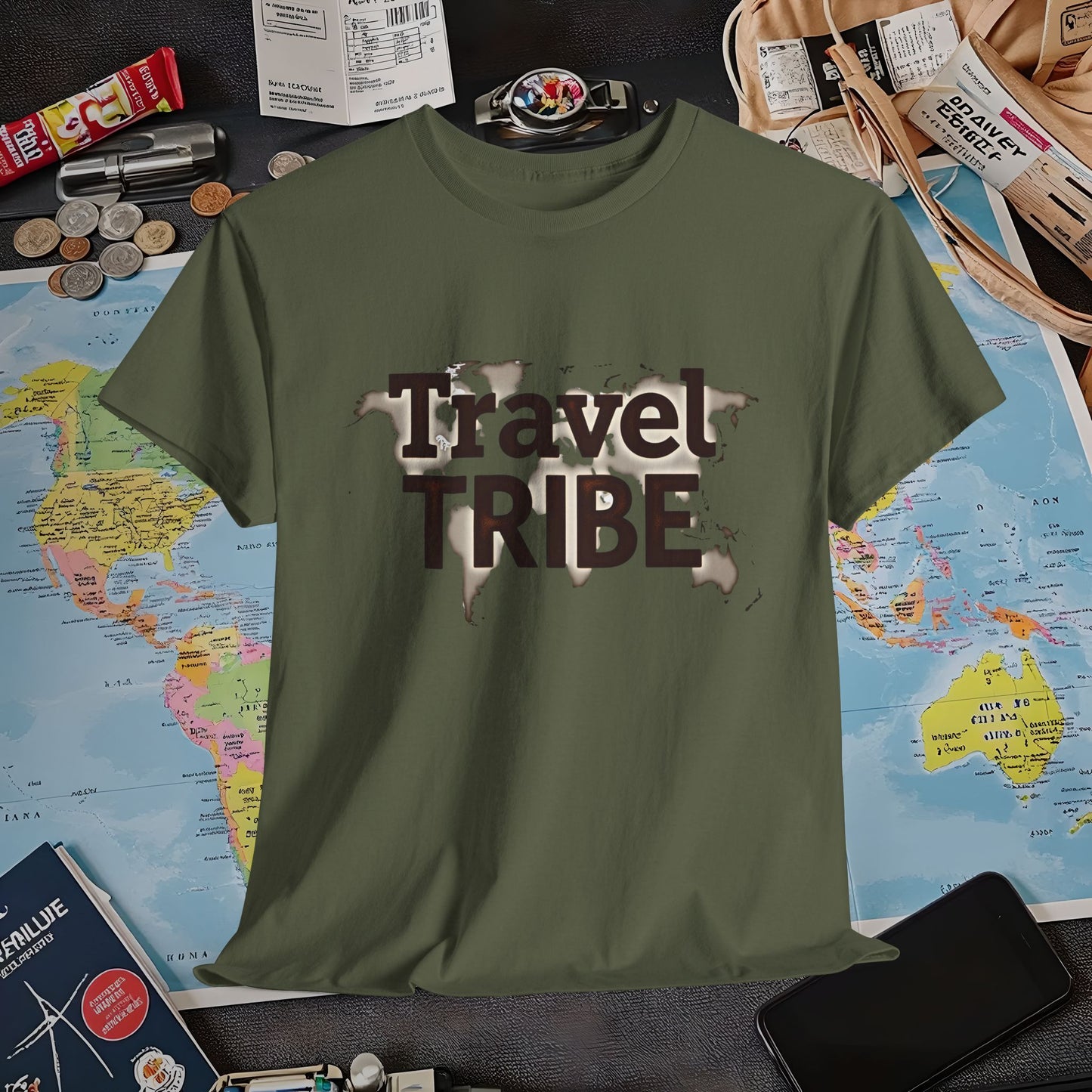 Travel Tribe Globe Air Travel T-Shirts | Jetsetter, Airport, and International Flight Tees