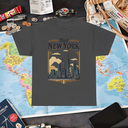 Art Deco NYC Air Travel T-Shirts | Jetsetter, Airport, and International Flight Tees