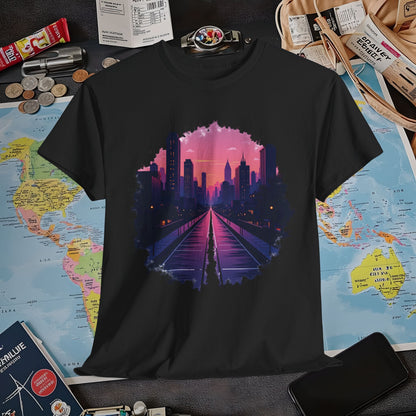 Twilight City Air Travel T-Shirts | Jetsetter, Airport, and International Flight Tees