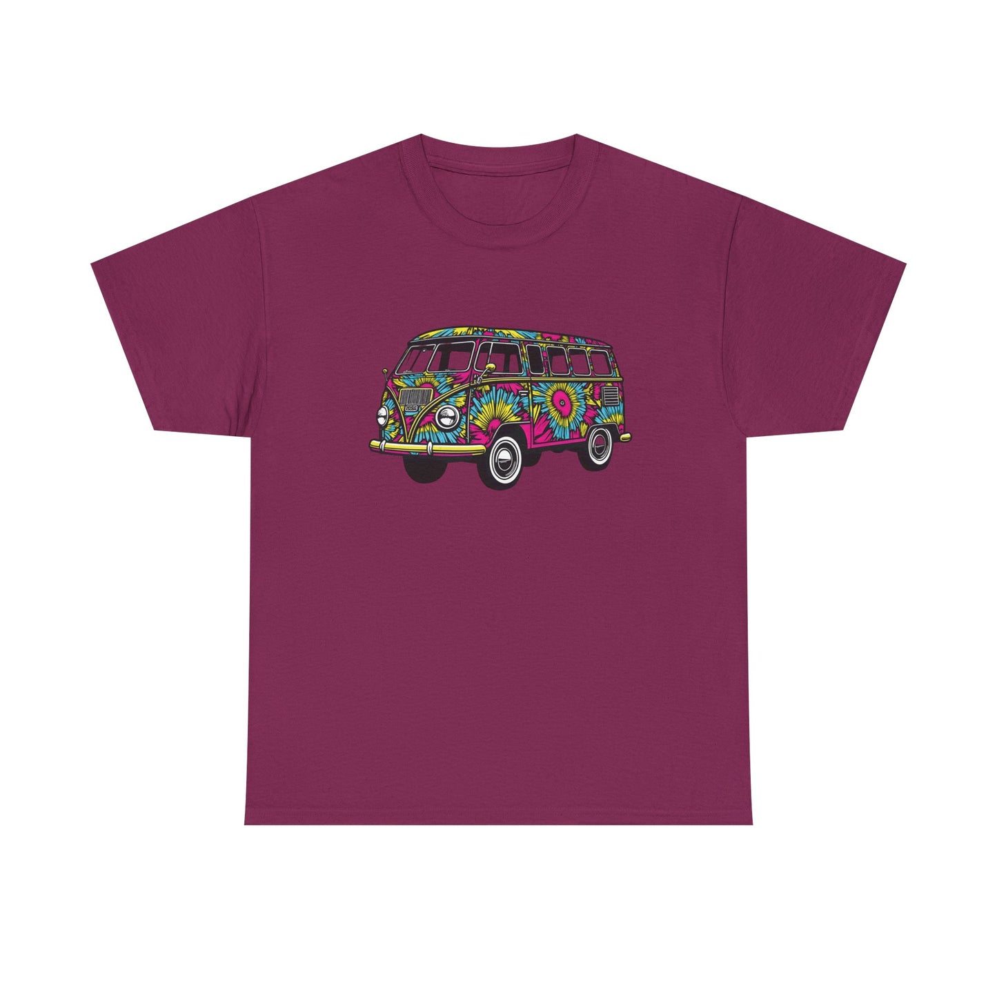 Kaleidoscope Van Road Trip & Vehicle Travel T-Shirts | Car, RV, and Motorcycle Adventure Tees
