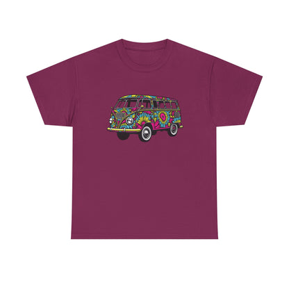 Kaleidoscope Van Road Trip & Vehicle Travel T-Shirts | Car, RV, and Motorcycle Adventure Tees