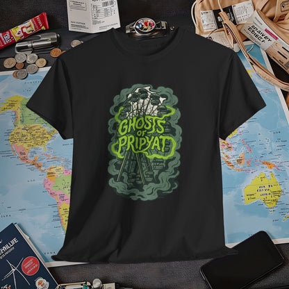 Ghosts of Pripyat Ferris Wheel Shirt – Haunted Chernobyl Dark Tourism Tee | Layover Club Air Travel T-Shirts | Jetsetter, Airport, and International Flight Tees