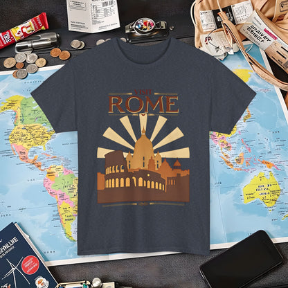 Rome Vintage Air Travel T-Shirts | Jetsetter, Airport, and International Flight Tees