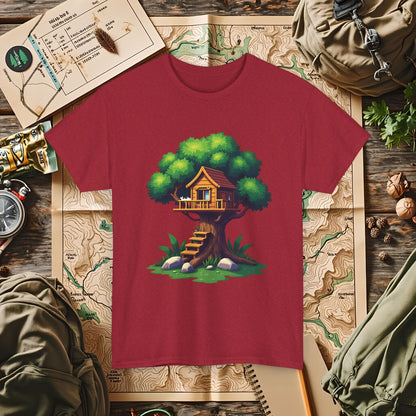 Pixel Treehouse Outdoor Adventure T-Shirts | Camping, Hiking, Rafting & Kayaking Tees for Nature Lovers