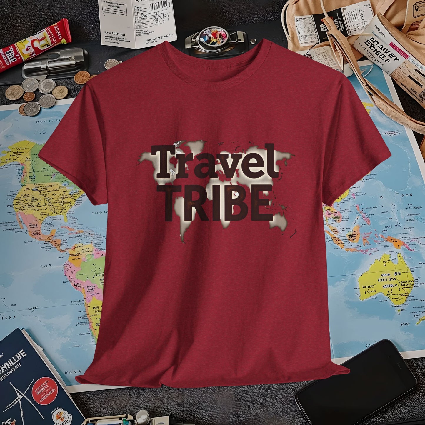 Travel Tribe Globe Air Travel T-Shirts | Jetsetter, Airport, and International Flight Tees