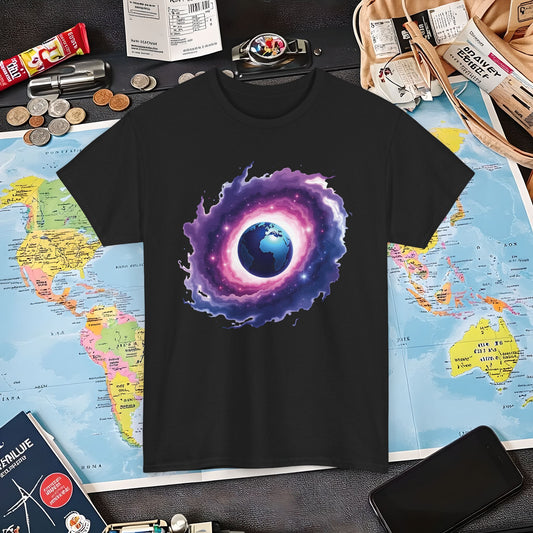 Cosmic Journey Air Travel T-Shirts | Jetsetter, Airport, and International Flight Tees