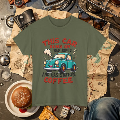 Coffee Car Road Trip & Vehicle Travel T-Shirts | Car, RV, and Motorcycle Adventure Tees