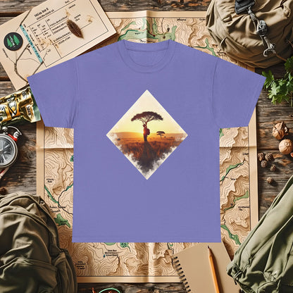 Savannah Journey Outdoor Adventure T-Shirts | Camping, Hiking, Rafting & Kayaking Tees for Nature Lovers