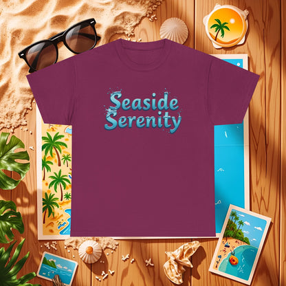 Seaside Bliss Beach Travel T-Shirts | Tropical Vacation & Coastal Lifestyle Tees