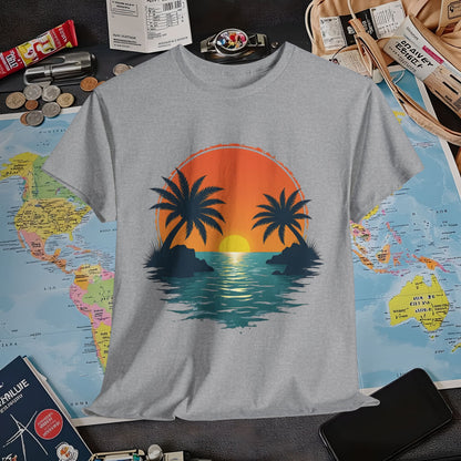 Tropical Escape Air Travel T-Shirts | Jetsetter, Airport, and International Flight Tees