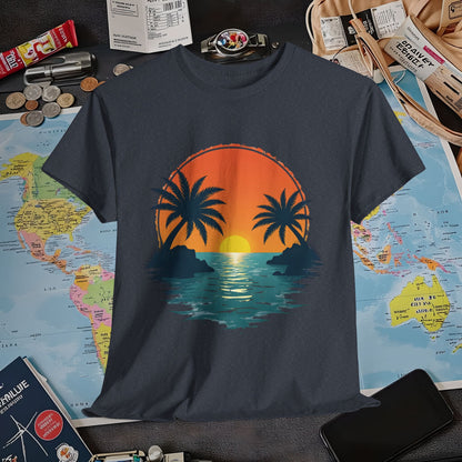Tropical Escape Air Travel T-Shirts | Jetsetter, Airport, and International Flight Tees