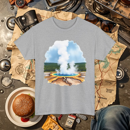Yellowstone Wonder Road Trip & Vehicle Travel T-Shirts | Car, RV, and Motorcycle Adventure Tees
