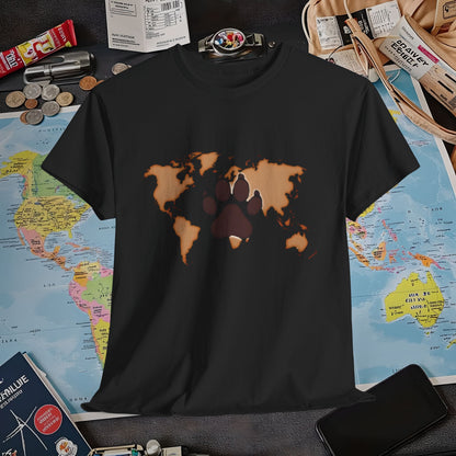 Paw Connect Air Travel T-Shirts | Jetsetter, Airport, and International Flight Tees