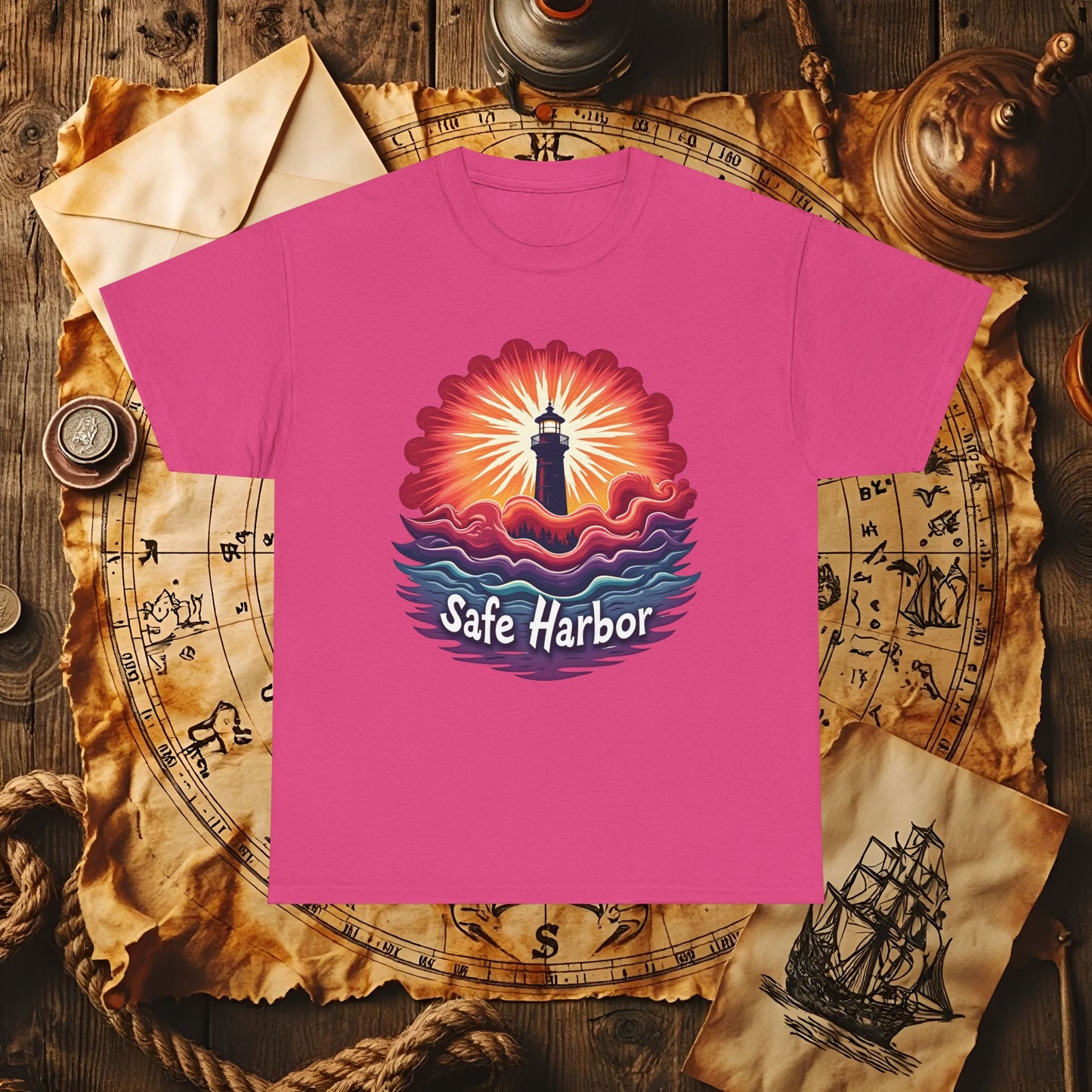 Harbor Glow Cruise Travel T-Shirts | Funny & Stylish Tees for Ocean Adventures