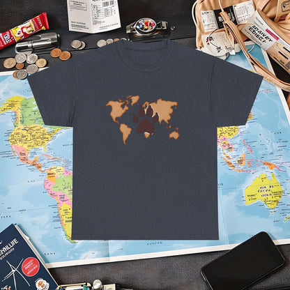 Paw Connect Air Travel T-Shirts | Jetsetter, Airport, and International Flight Tees