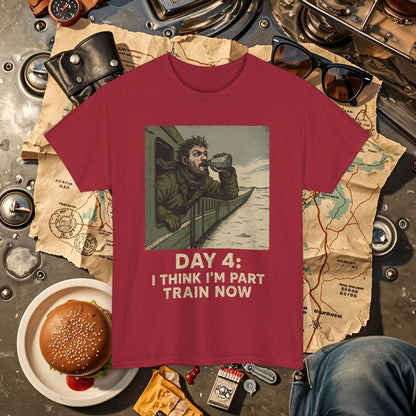 Day 4: I Think I Am Part Train – Feral Traveler’s Siberian Railroad Tee Road Trip & Vehicle Travel T-Shirts | Car, RV, and Motorcycle Adventure Tees