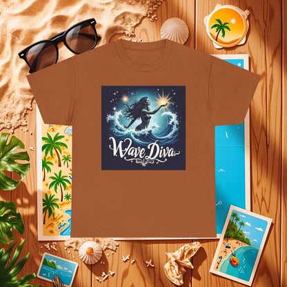 Celestial Waves Beach Travel T-Shirts | Tropical Vacation & Coastal Lifestyle Tees