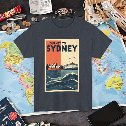 Sydney Journey Air Travel T-Shirts | Jetsetter, Airport, and International Flight Tees