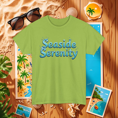Seaside Bliss Beach Travel T-Shirts | Tropical Vacation & Coastal Lifestyle Tees