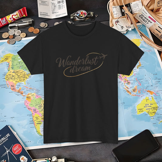 Wanderlust Dream Air Travel T-Shirts | Jetsetter, Airport, and International Flight Tees