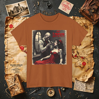 Gothic Barber T-Shirt – Jack the Ripper Era Horror in 1888 London