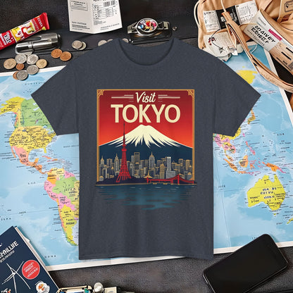 Visit Tokyo Air Travel T-Shirts | Jetsetter, Airport, and International Flight Tees