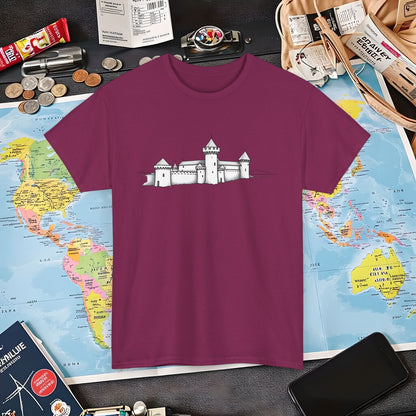 Castle Skyline Air Travel T-Shirts | Jetsetter, Airport, and International Flight Tees