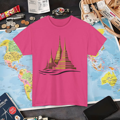 Temple Elegance Air Travel T-Shirts | Jetsetter, Airport, and International Flight Tees