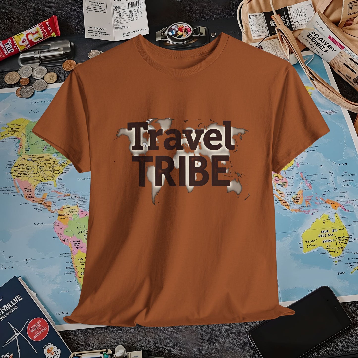 Travel Tribe Globe Air Travel T-Shirts | Jetsetter, Airport, and International Flight Tees