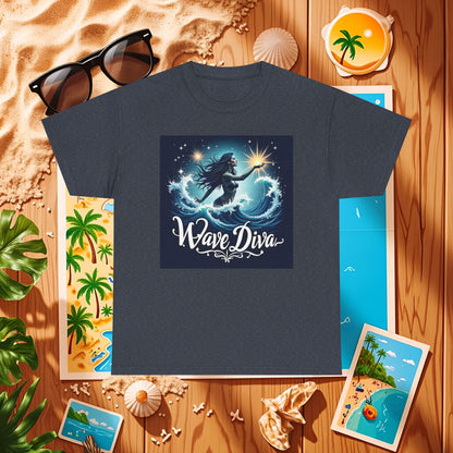 Celestial Waves Beach Travel T-Shirts | Tropical Vacation & Coastal Lifestyle Tees
