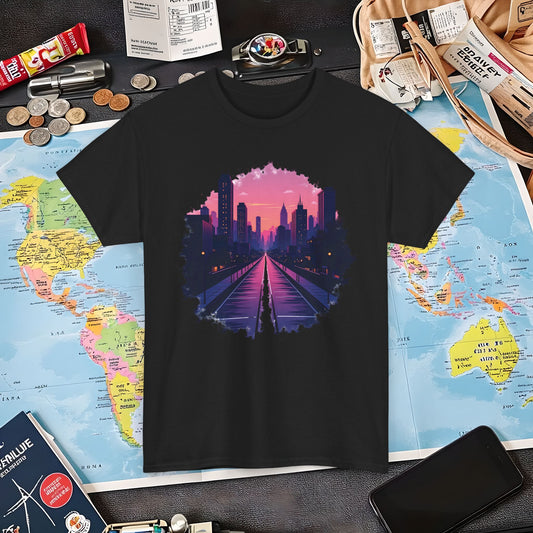 Twilight City Air Travel T-Shirts | Jetsetter, Airport, and International Flight Tees