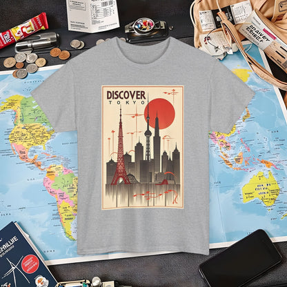 Tokyo Art Deco Air Travel T-Shirts | Jetsetter, Airport, and International Flight Tees