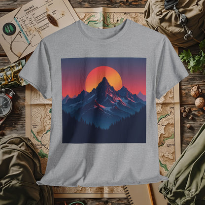 Mountain Glow Outdoor Adventure T-Shirts | Camping, Hiking, Rafting & Kayaking Tees for Nature Lovers