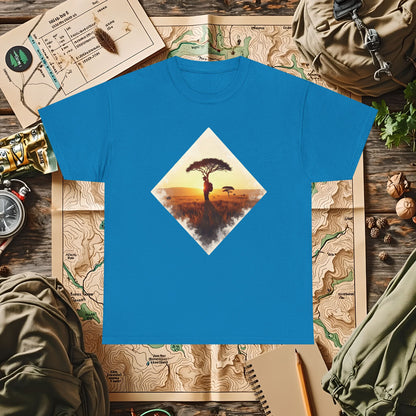 Savannah Journey Outdoor Adventure T-Shirts | Camping, Hiking, Rafting & Kayaking Tees for Nature Lovers