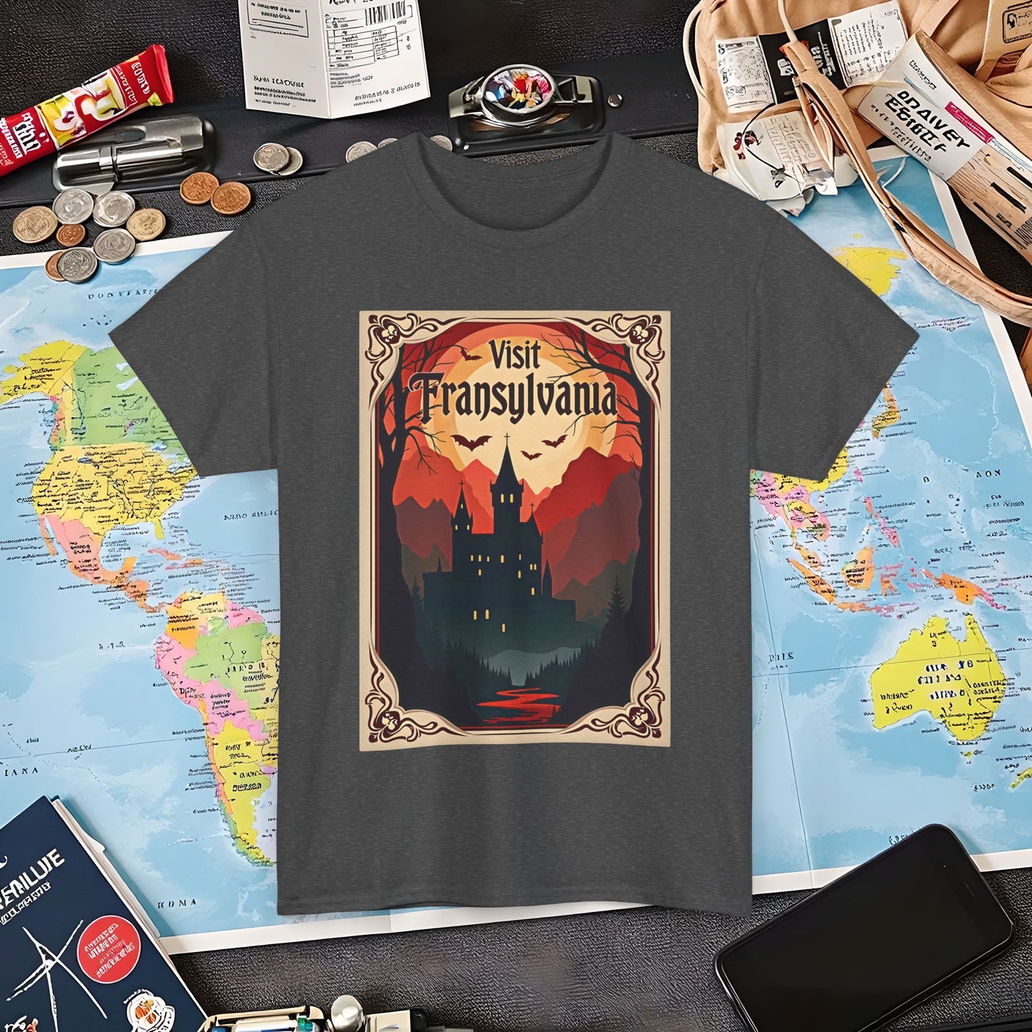 Transylvanian Valley Air Travel T-Shirts | Jetsetter, Airport, and International Flight Tees