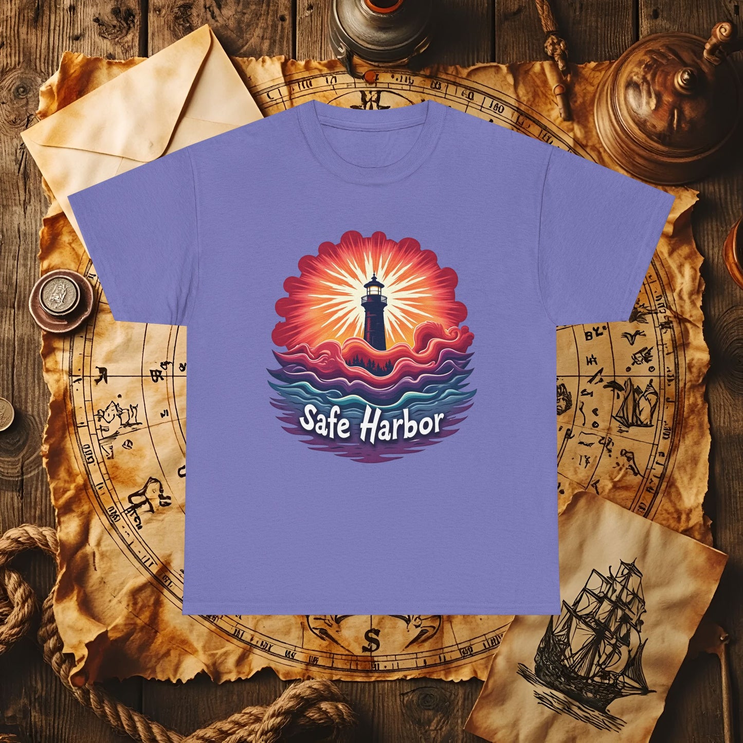 Harbor Glow Cruise Travel T-Shirts | Funny & Stylish Tees for Ocean Adventures