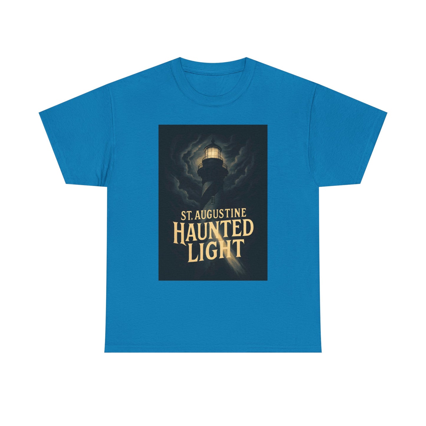 St. Augustine Haunted Lighthouse Florida Shirt – Stormy Night Dark Tourism Tee | Car, RV, and Motorcycle Adventure Tees