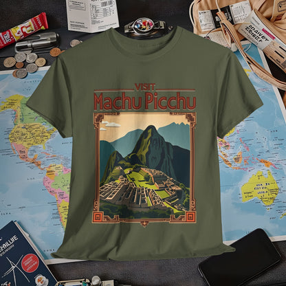 Machu Picchu Air Travel T-Shirts | Jetsetter, Airport, and International Flight Tees